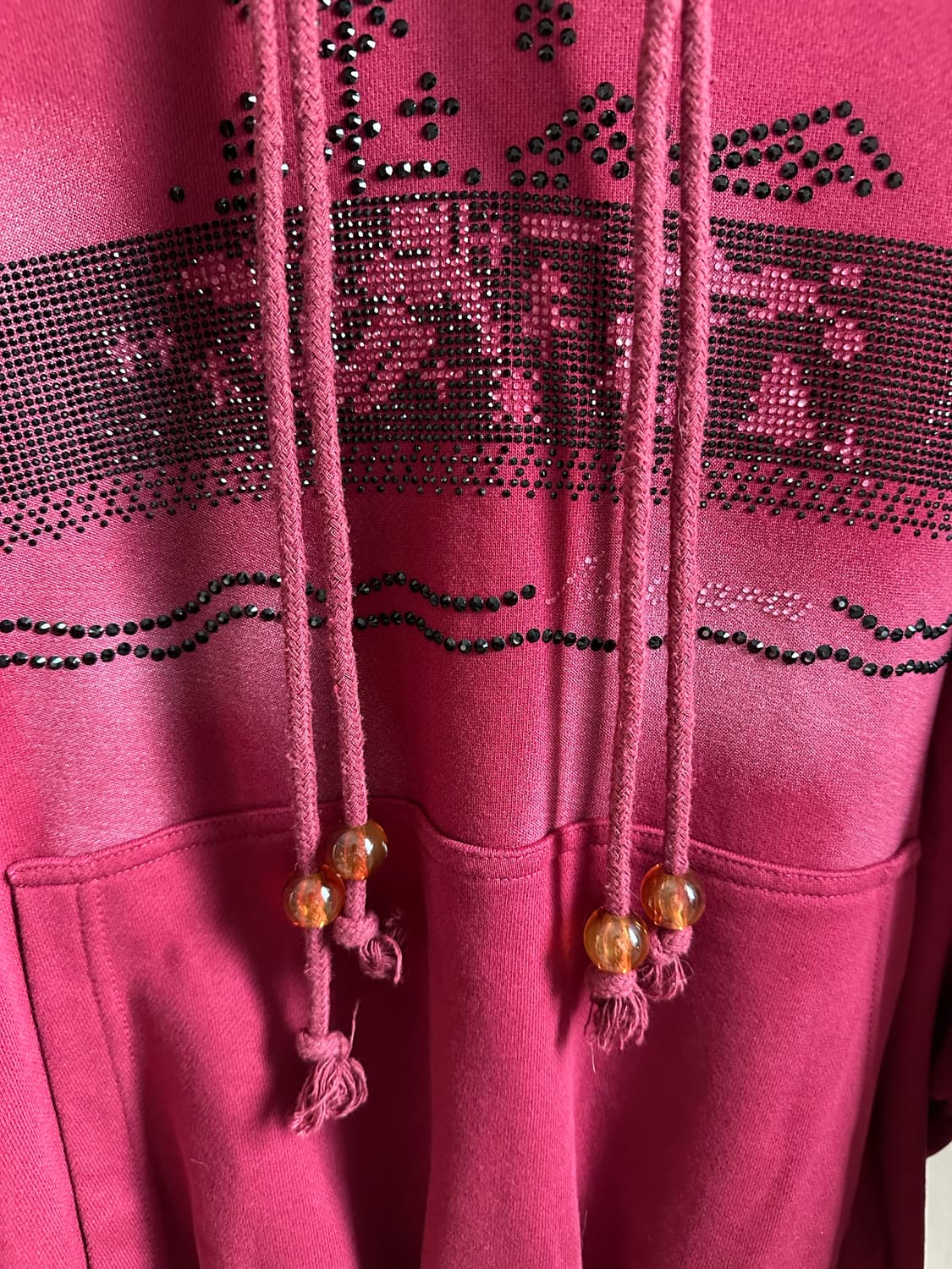 ACHIHARA 후드티 페이크 레이어드 루즈핏 롱 후디 상품이미지6