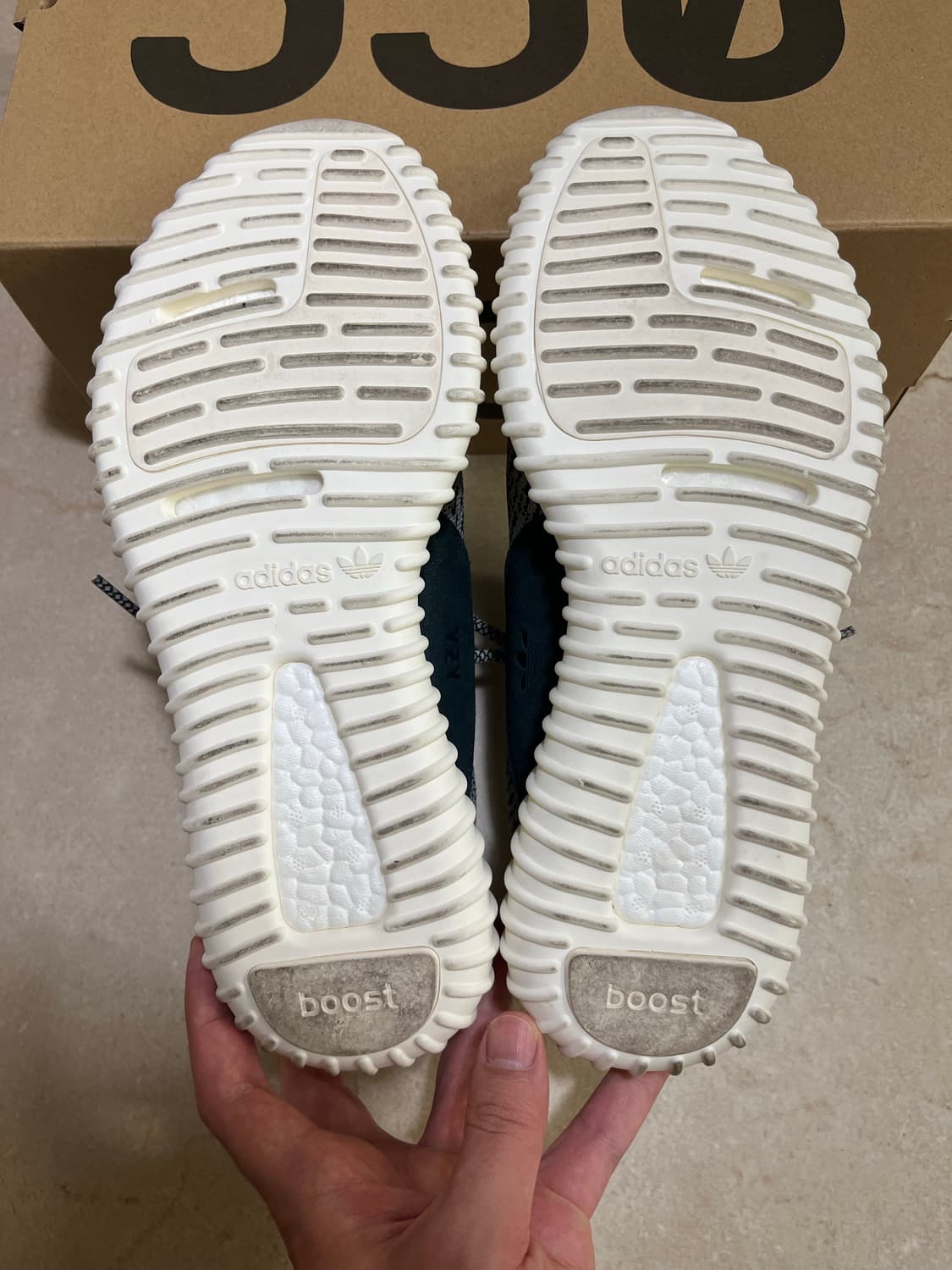 이지부스트 350 터틀도브 275사이즈 상품이미지6