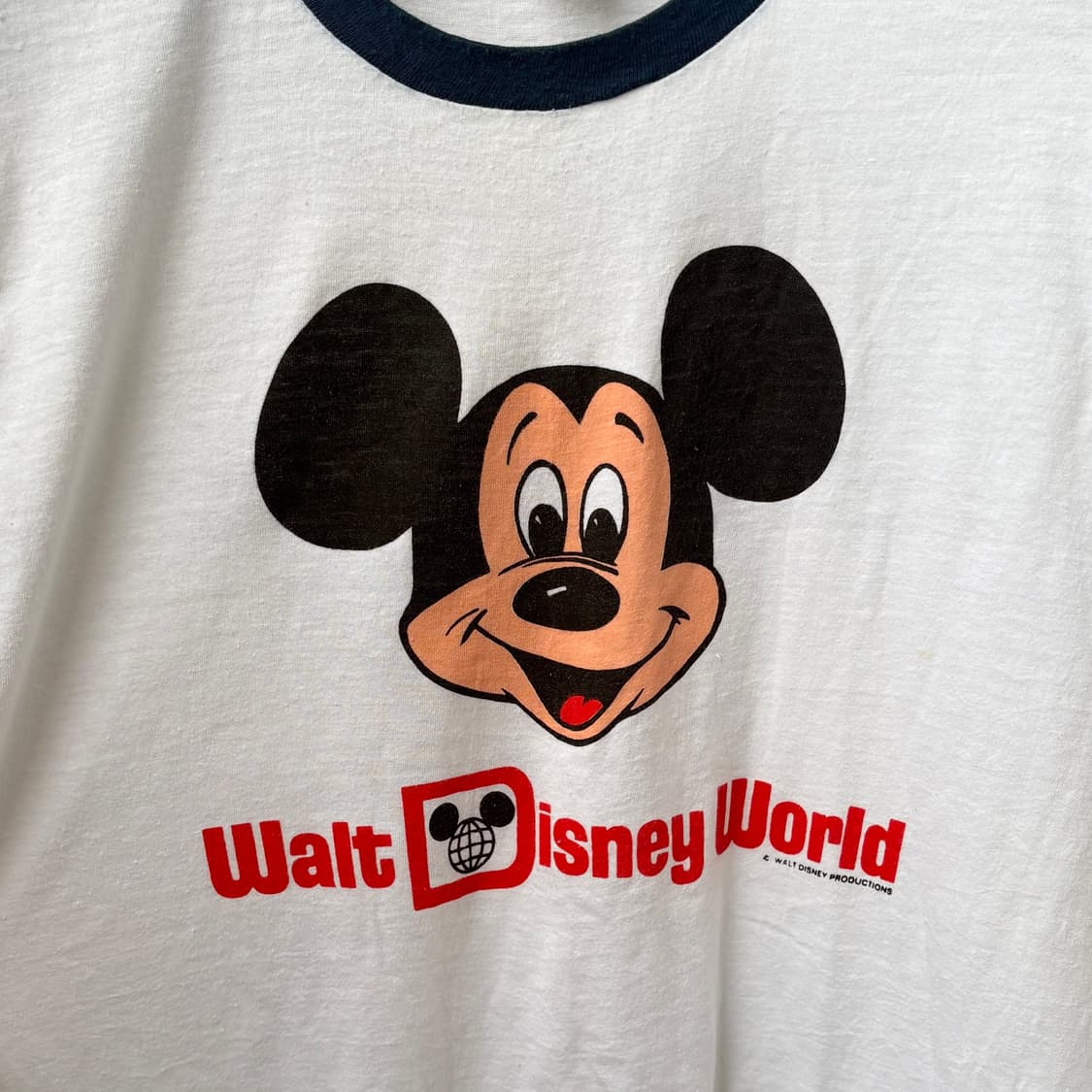 70s Walt Disney World 미키 마우스 링거 티셔츠 상품이미지4