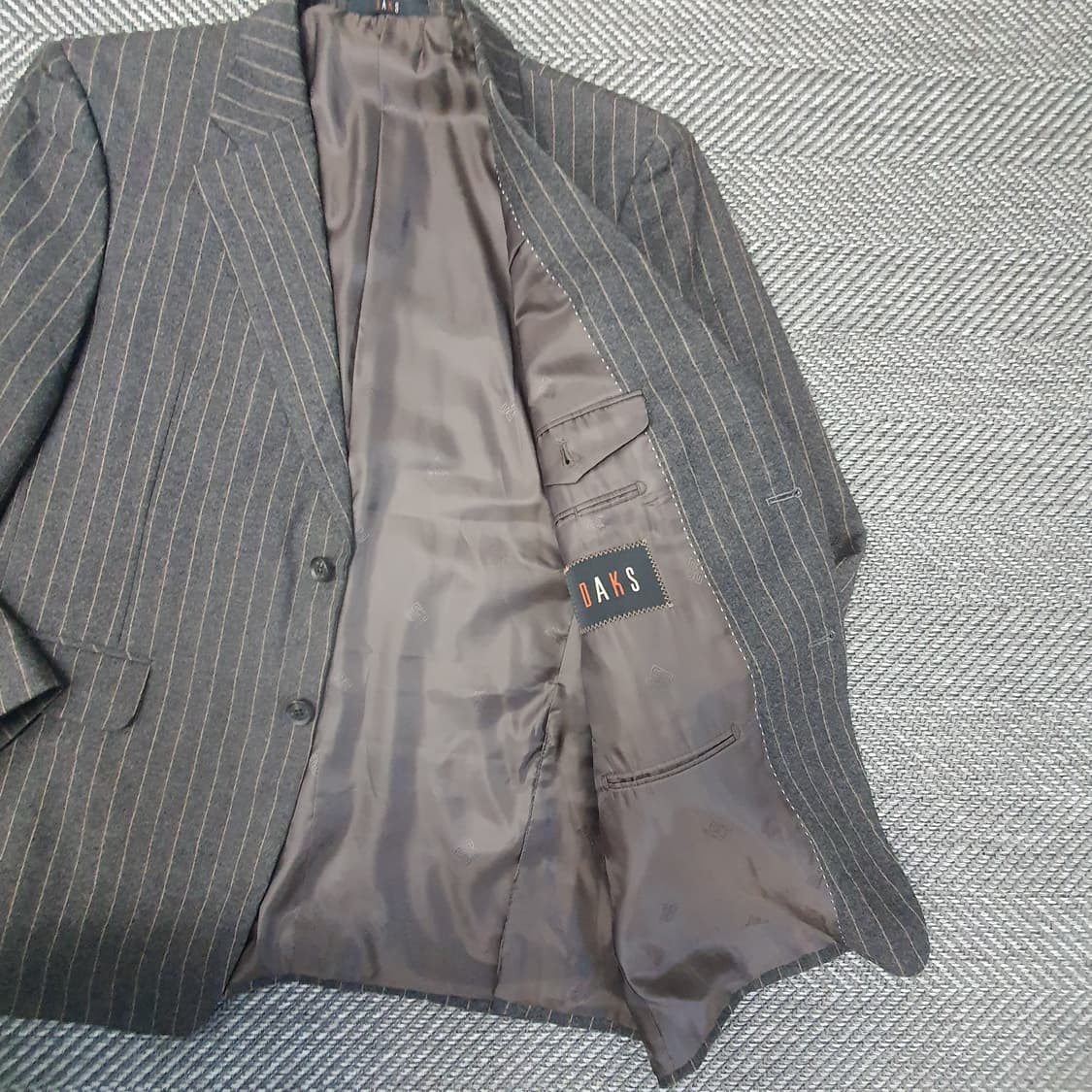 닥스 울100 스트라이프 블레이저 자켓 남자105 상품이미지6