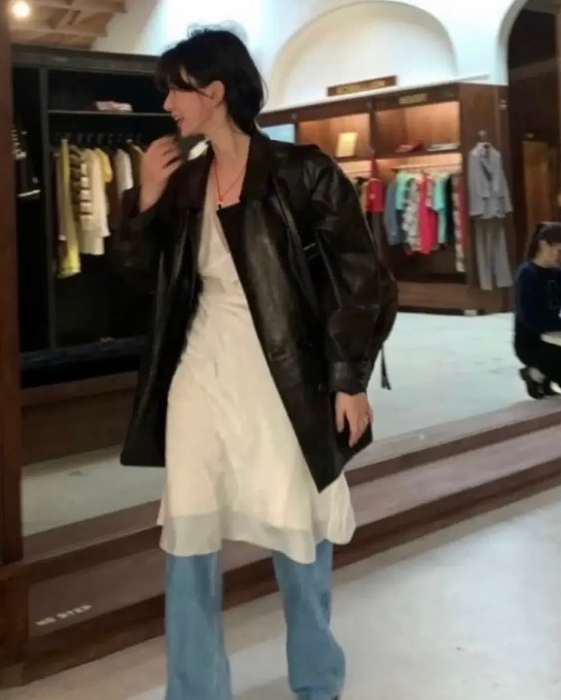 Farven 딥브이넥 원피스 상품이미지2