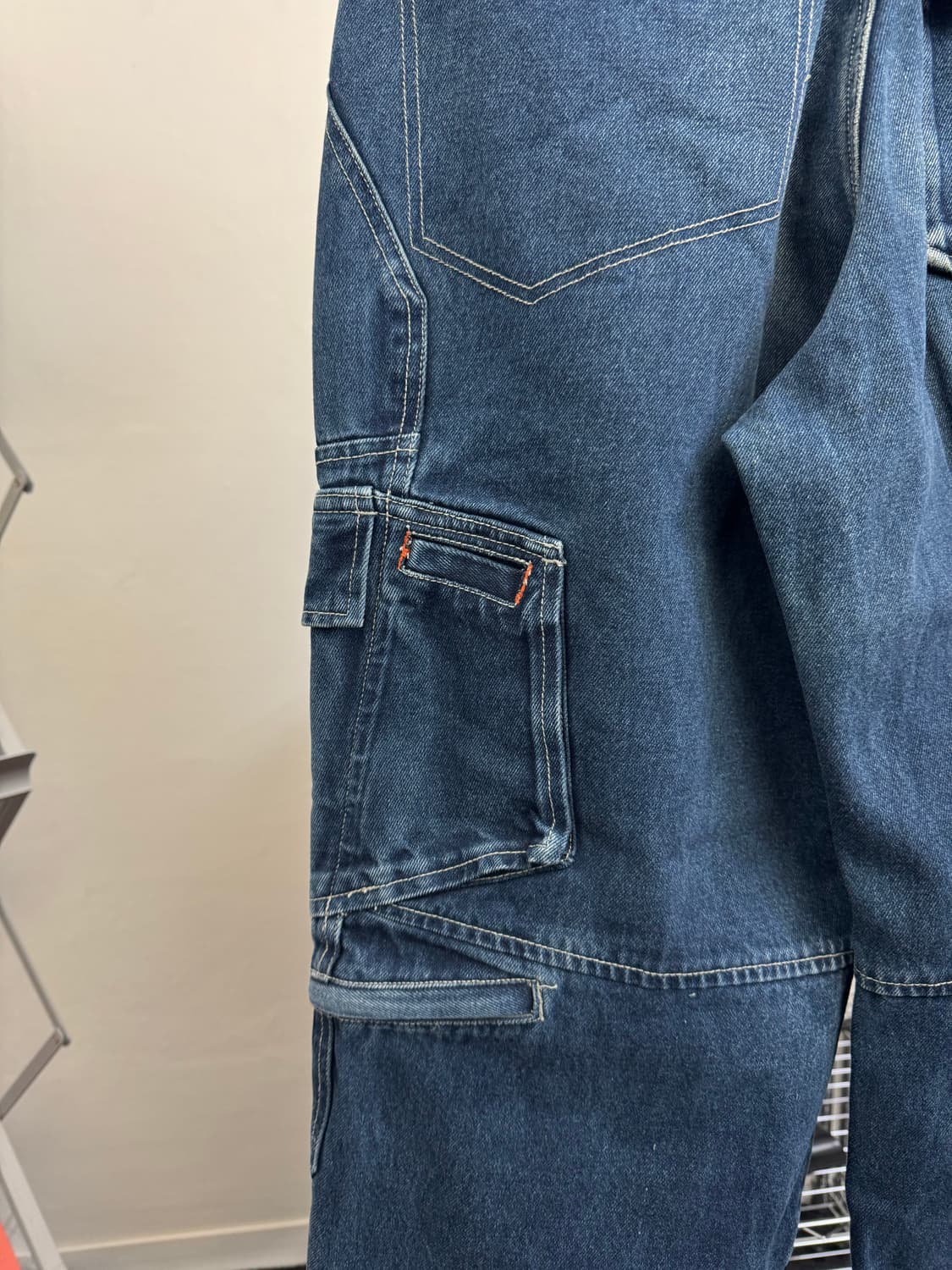 HOBO 데님 디테일 와이드 인디고 데님 팬츠 상품이미지7