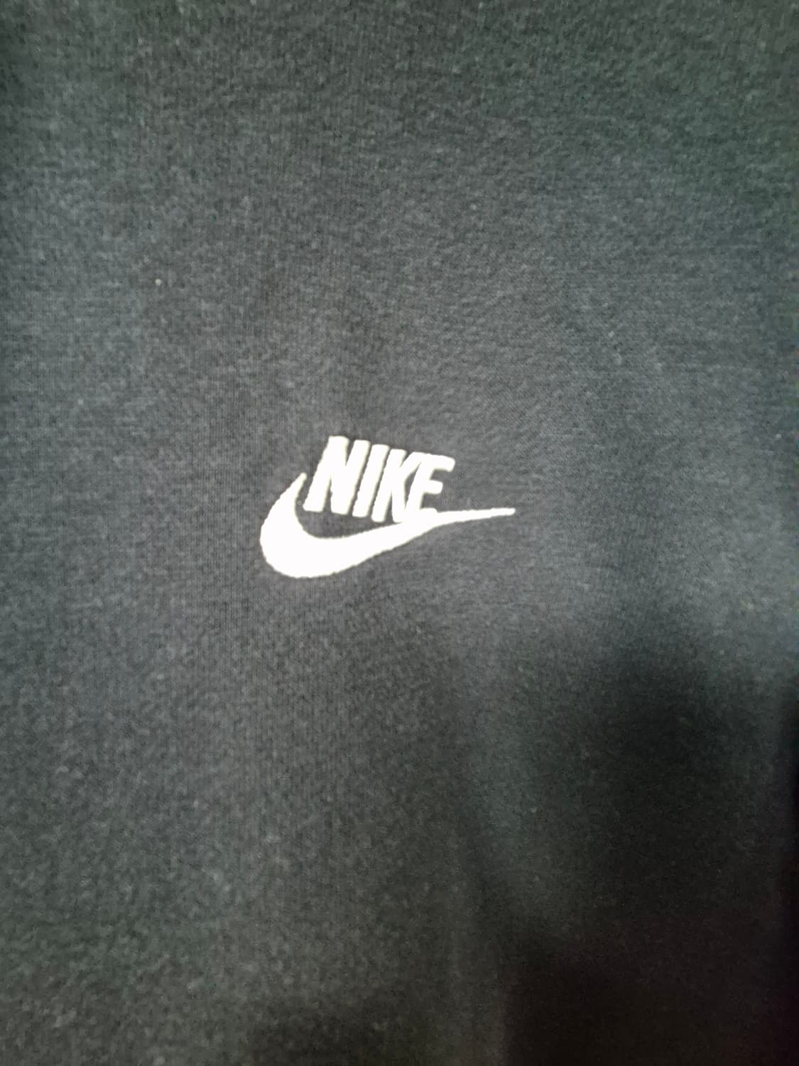 나이키 블랙 기모 후드티 100 상품이미지3