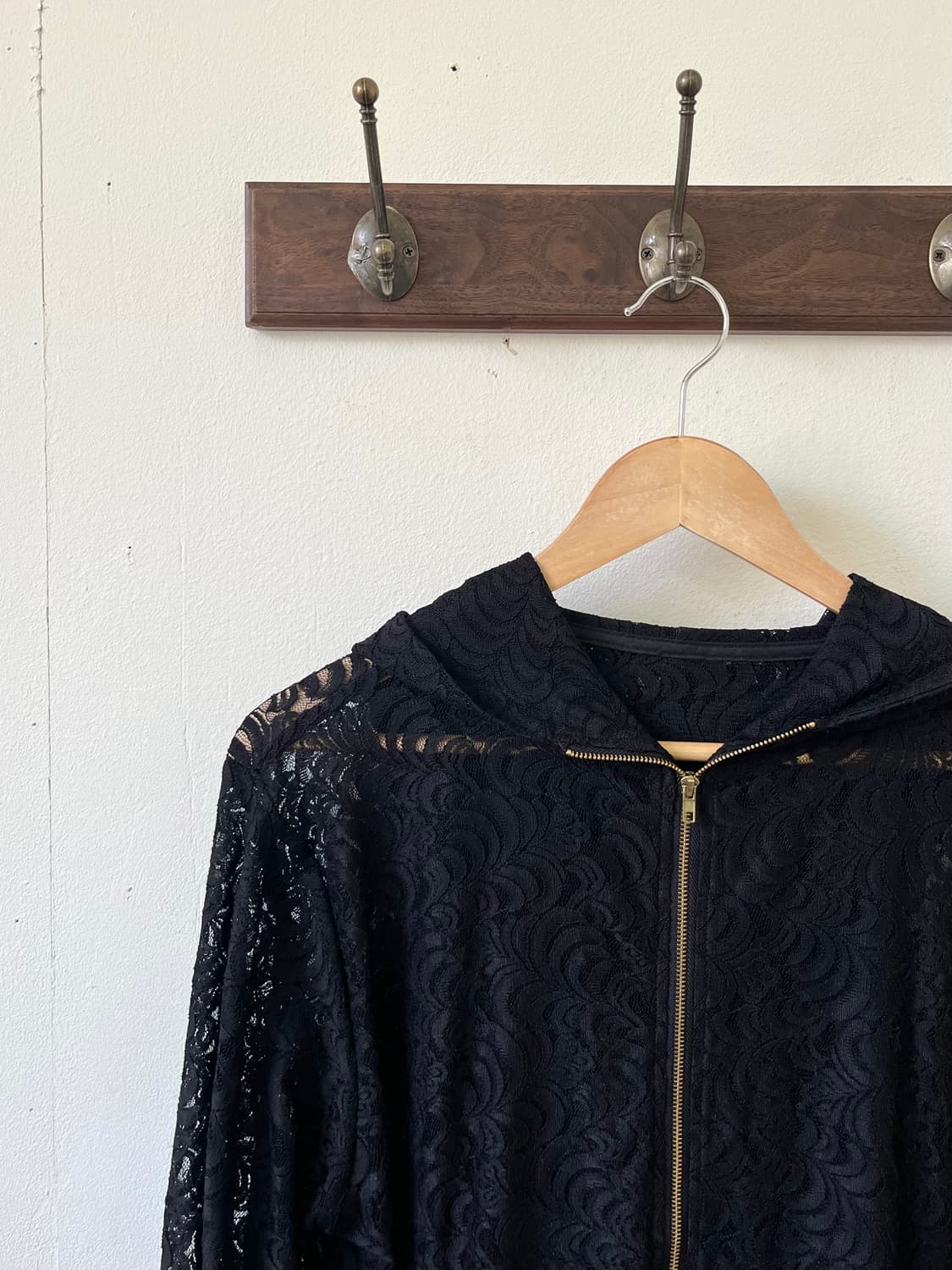 swing by 시스루 후드자켓 상품이미지2