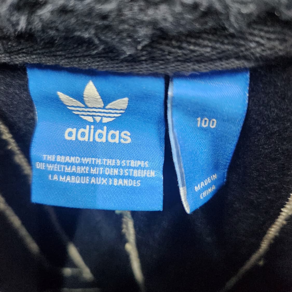 아디다스 센터로고 백 스펠로고 후드티 L 상품이미지5