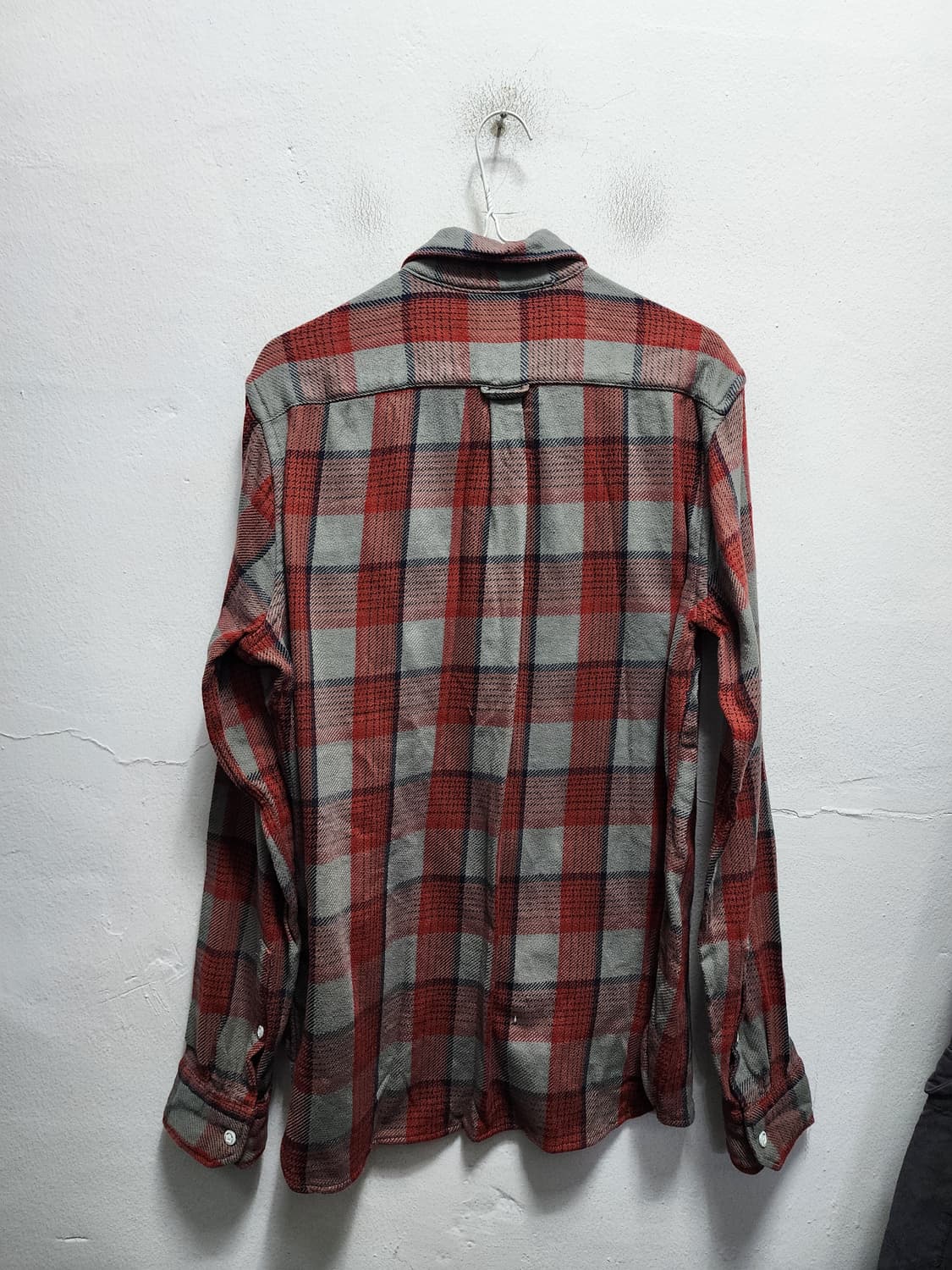 리바이스 아메카지 레드/회색 체크 셔츠 상품이미지2
