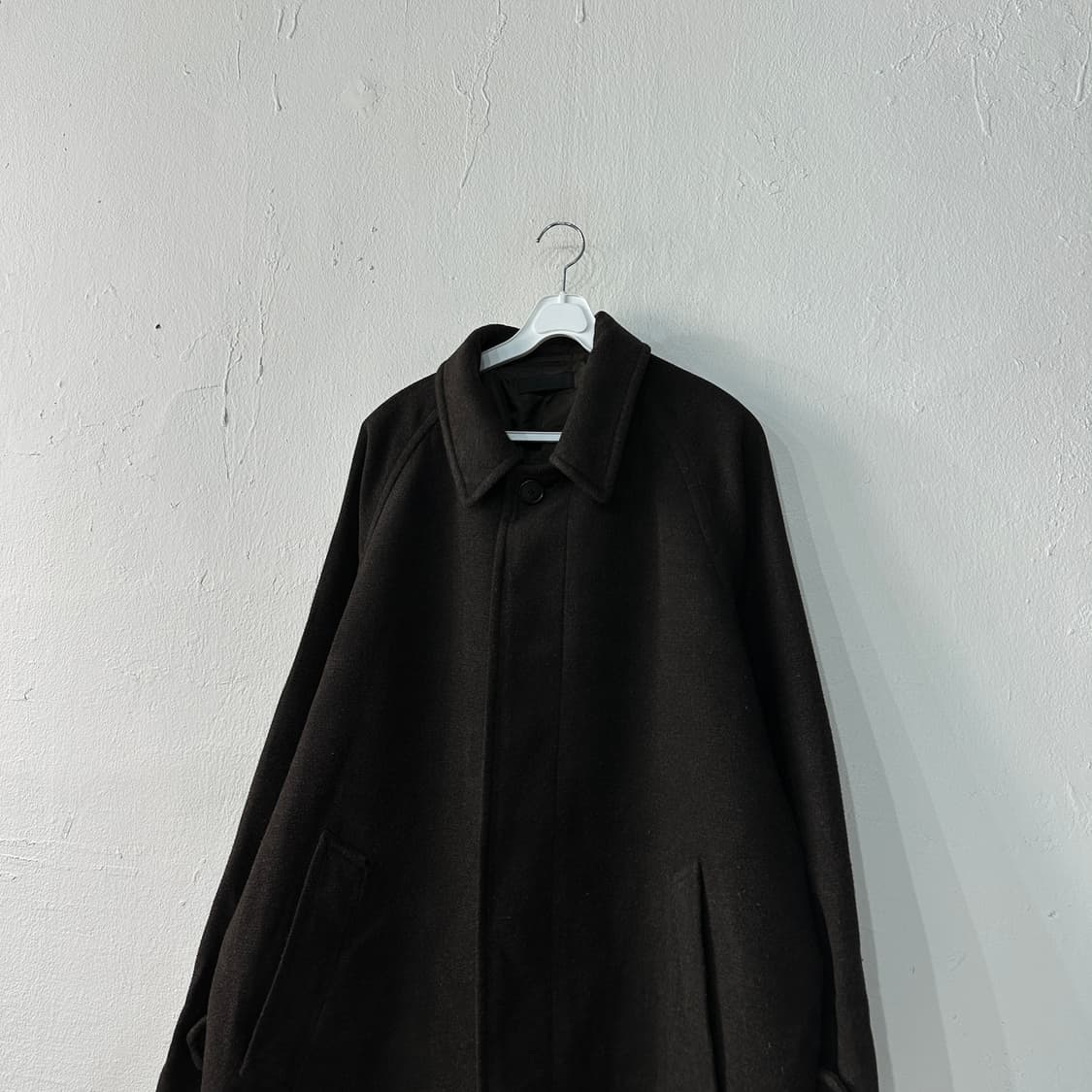 유니클로 오버핏 브라운 롱코트 XL 상품이미지2