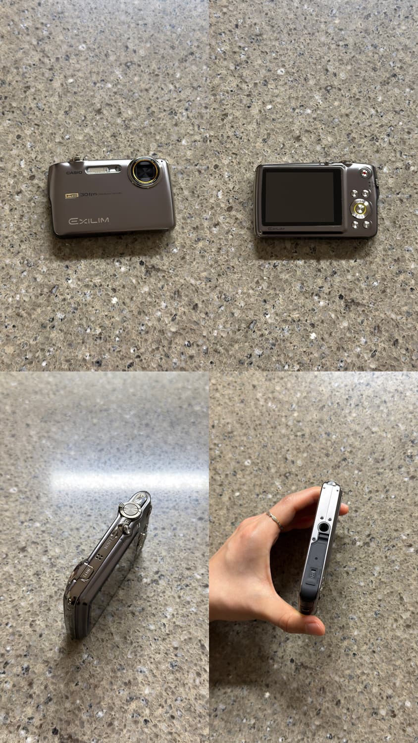 (초민트급) 카시오 엑슬림 ex-fs10 실버 / 작례 O 상품이미지5