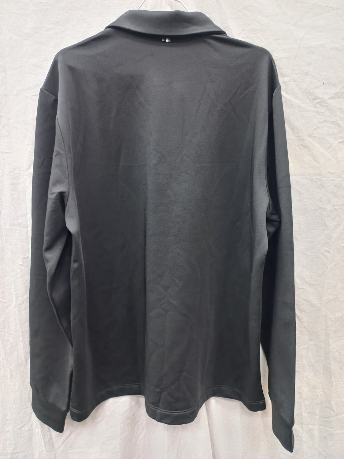 WOLSEY 남성 긴팔 카라티 XXL 블랙 상품이미지6