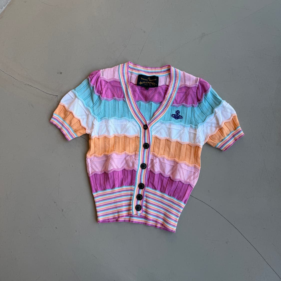 비비안 웨스트우드 베아 레인보우 가디건 상품이미지2