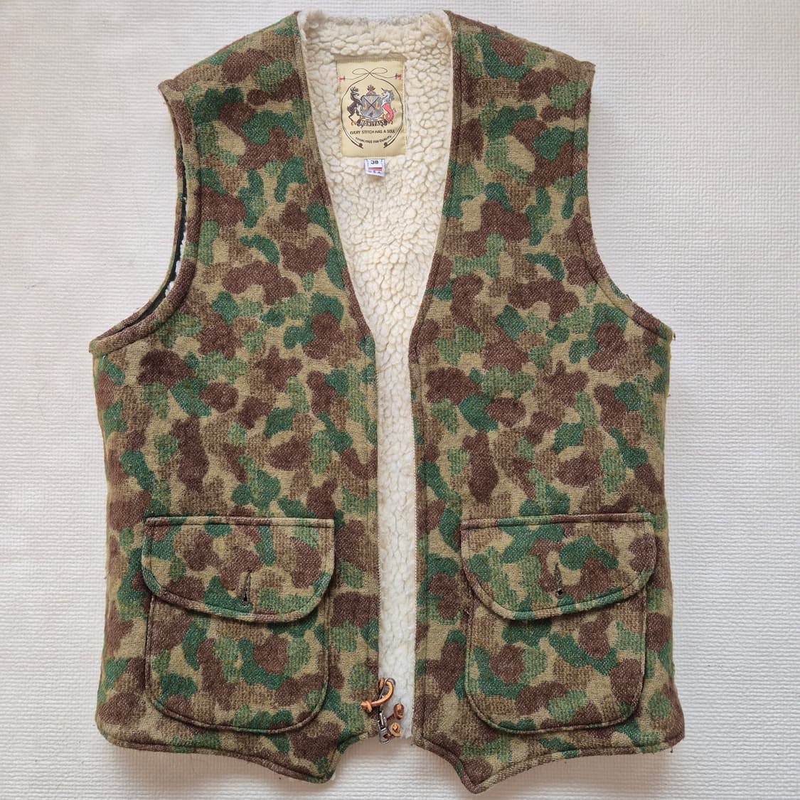 Monitaly 닉우스터 카모양털 베스트 38 상품이미지1