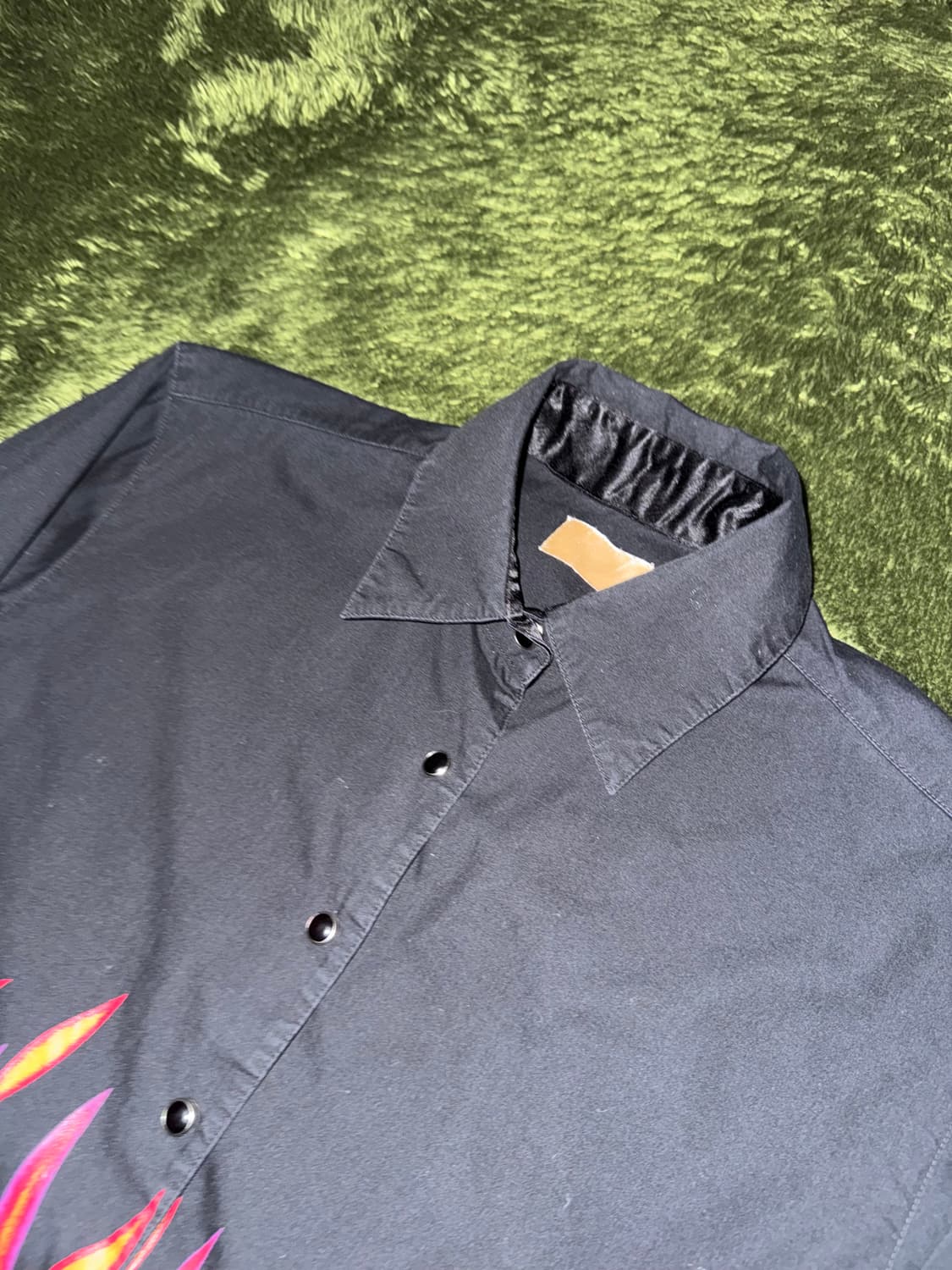 Wrangler 랭글러 재팬 크롭 디테일 웨스턴 셔츠 플레임 상품이미지2