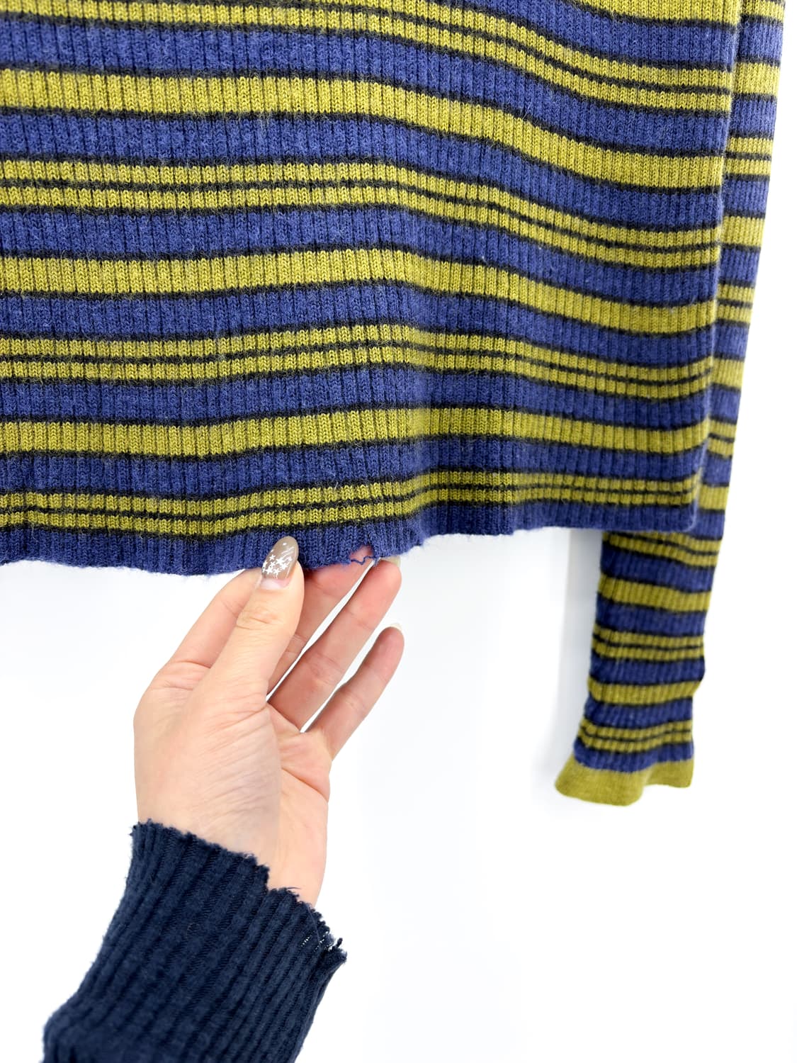 퍼슨스 버튼 스트라이프 긴팔티셔츠 상품이미지7