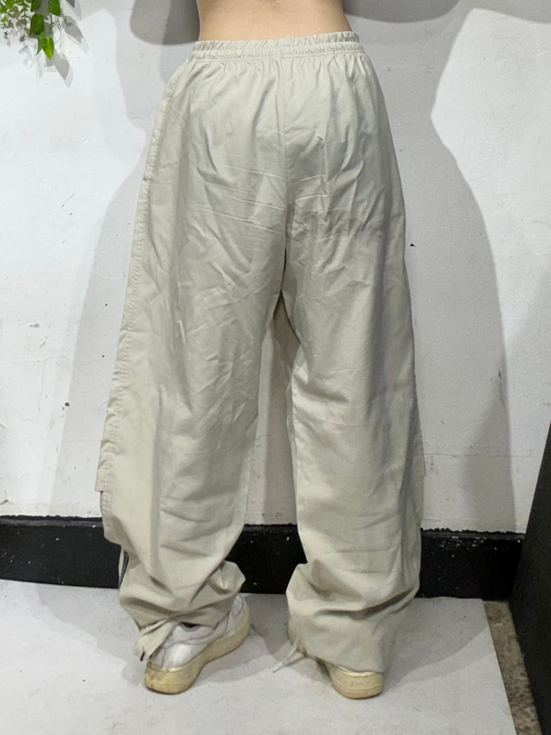 캉골 베이지 와이드 트랙 팬츠 추리닝 바지  상품이미지3