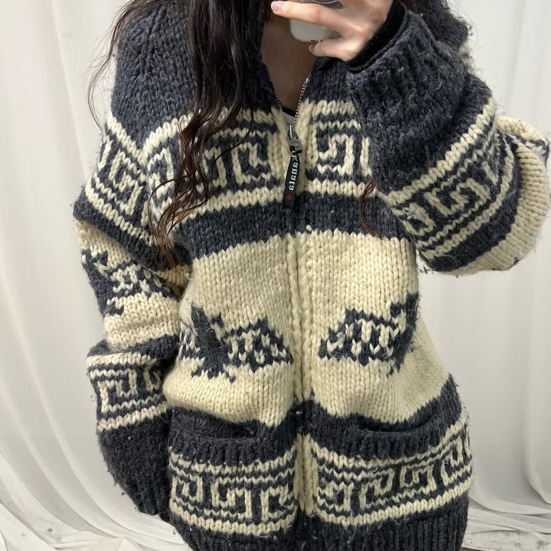 Kanata Blue Gray Cowichan 상품이미지3