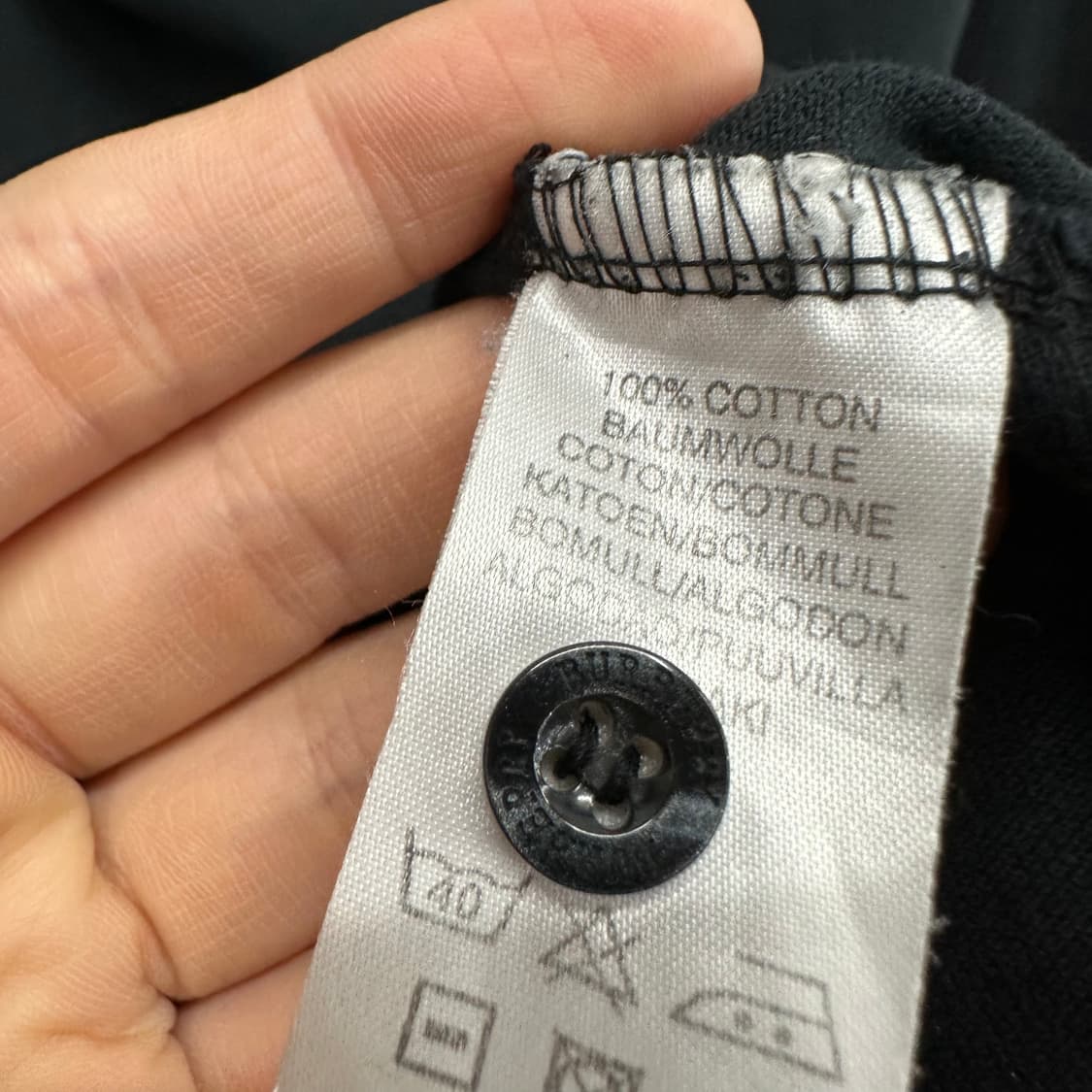 100 버버리 노바체크 남자 긴팔 카라티 상품이미지4