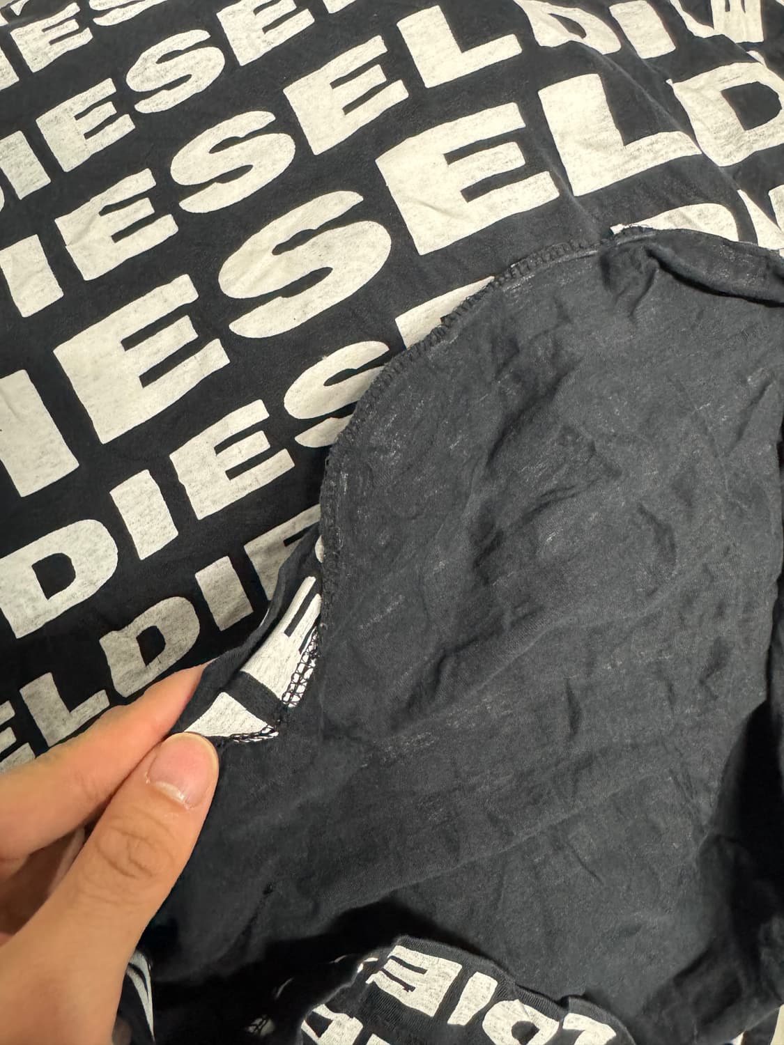 디젤 레터링 반팔티 M 상품이미지5