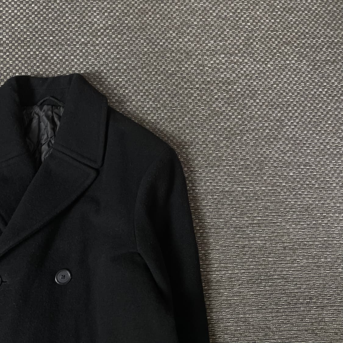 폴로랄프로렌 블랙 더블 숏 코트 S 상품이미지3