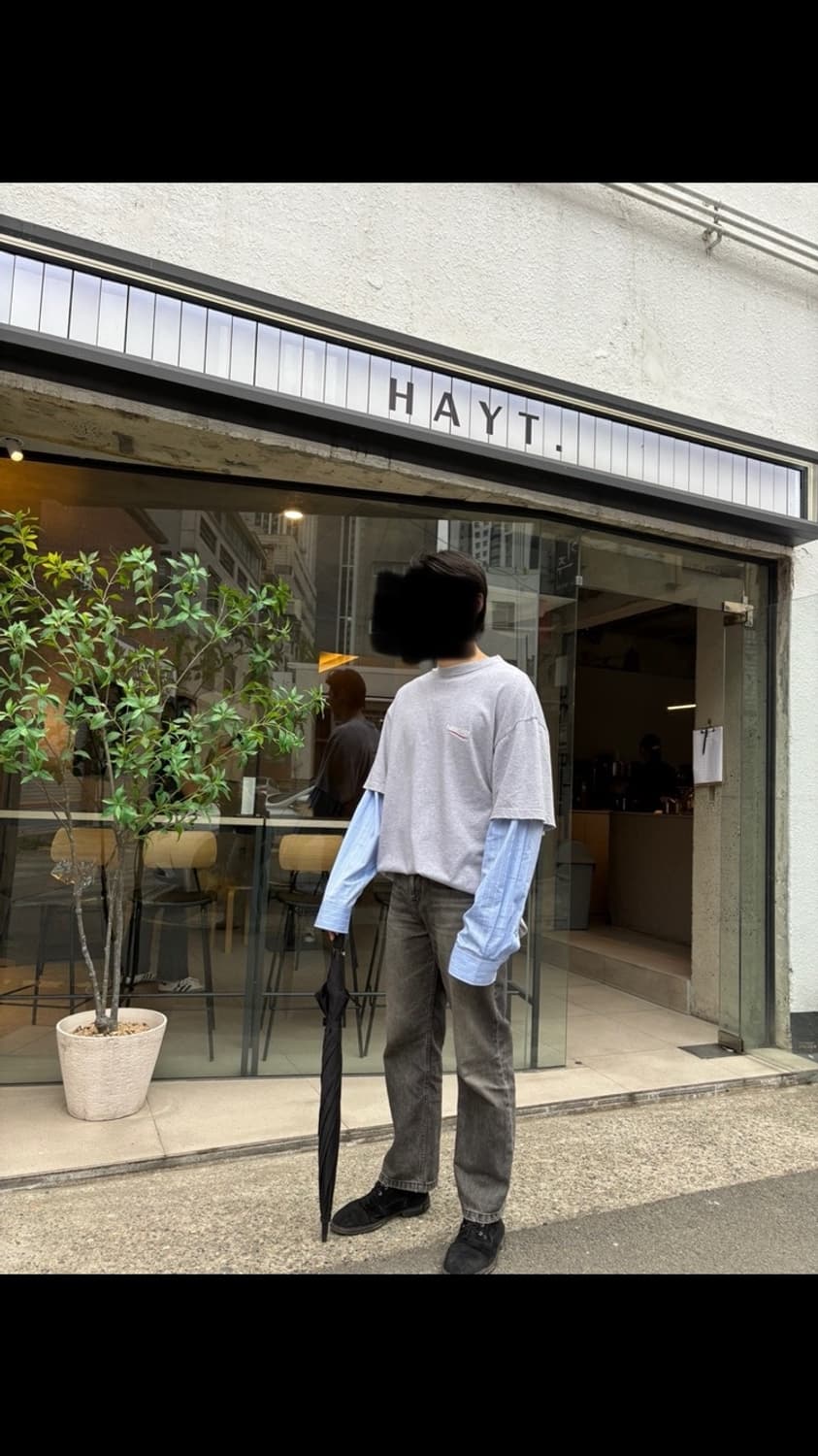 발렌시아가 폴리티컬 켐페인 레이어드 티셔츠 그레이 상품이미지6
