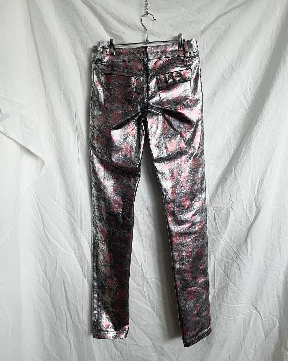 deadstock* 저스트카발리 메탈릭 파이톤 코팅진 상품이미지4