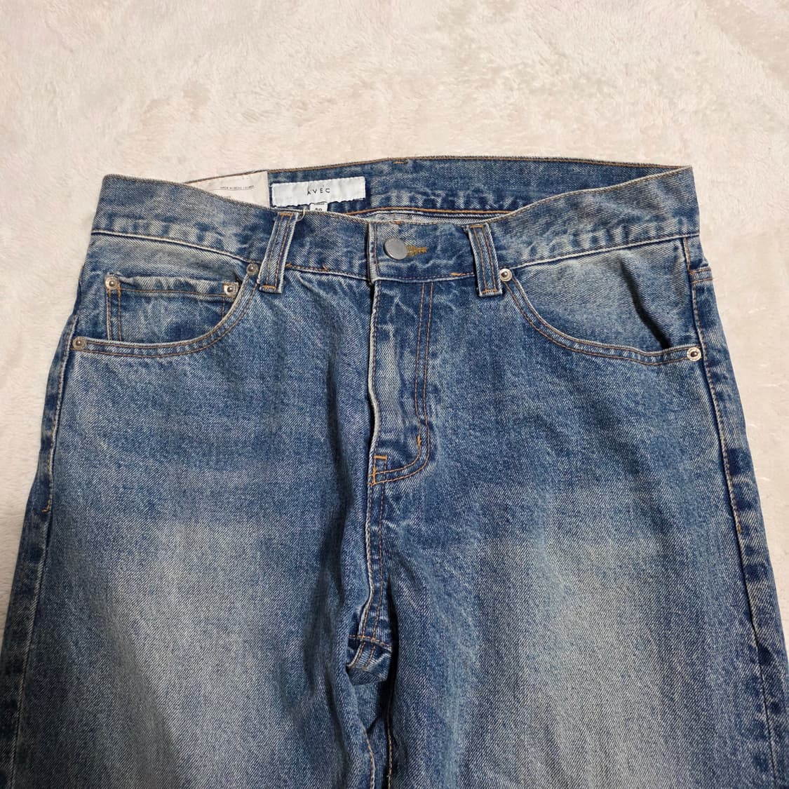 (L)아베크디자인 스트레이트 데님 팬츠 상품이미지2