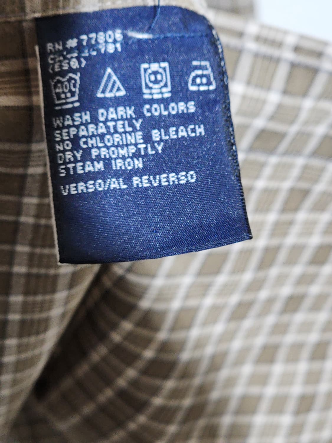 (L) 타미힐피거 체크남방 견장 포켓 토미 셔츠  상품이미지5