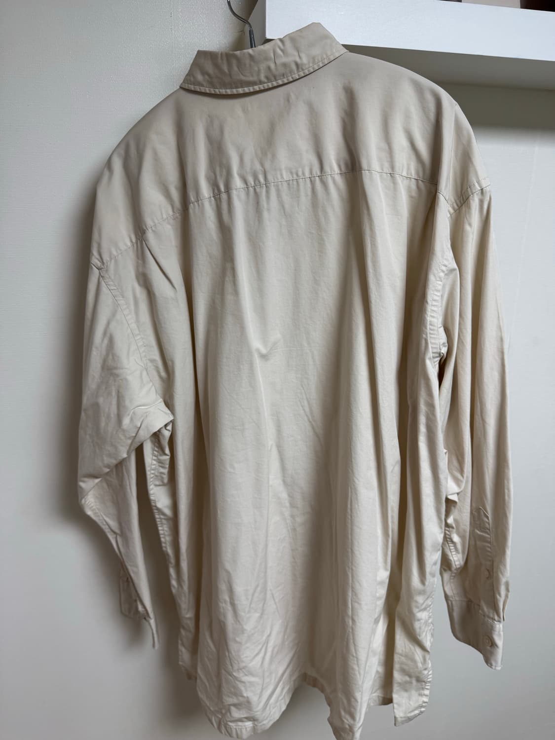 [XL]유니클로U 오버사이즈셔츠(내추럴) 상품이미지9