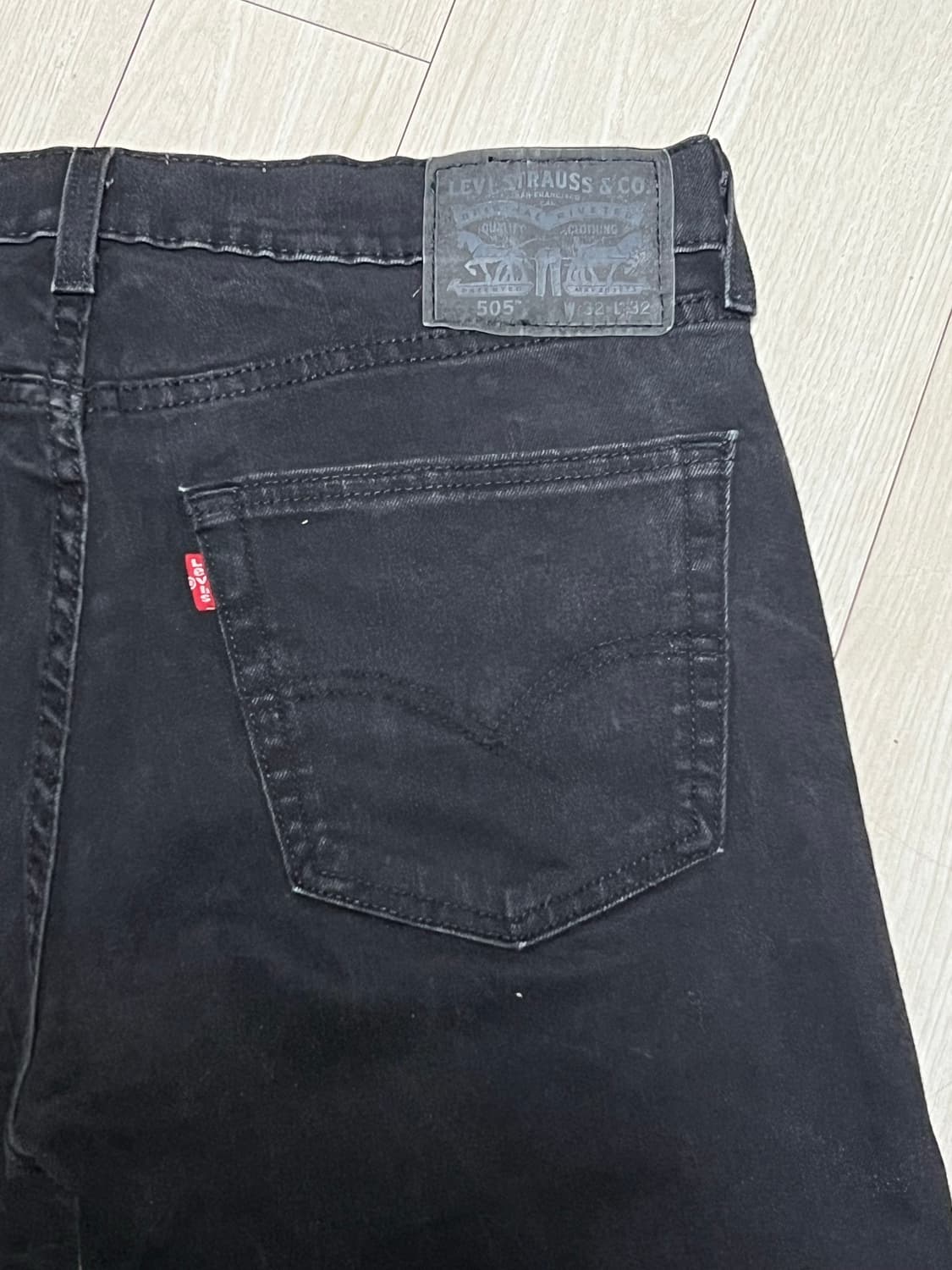 리바이스505 블랙진(스판) 32x32사이즈 상품이미지6
