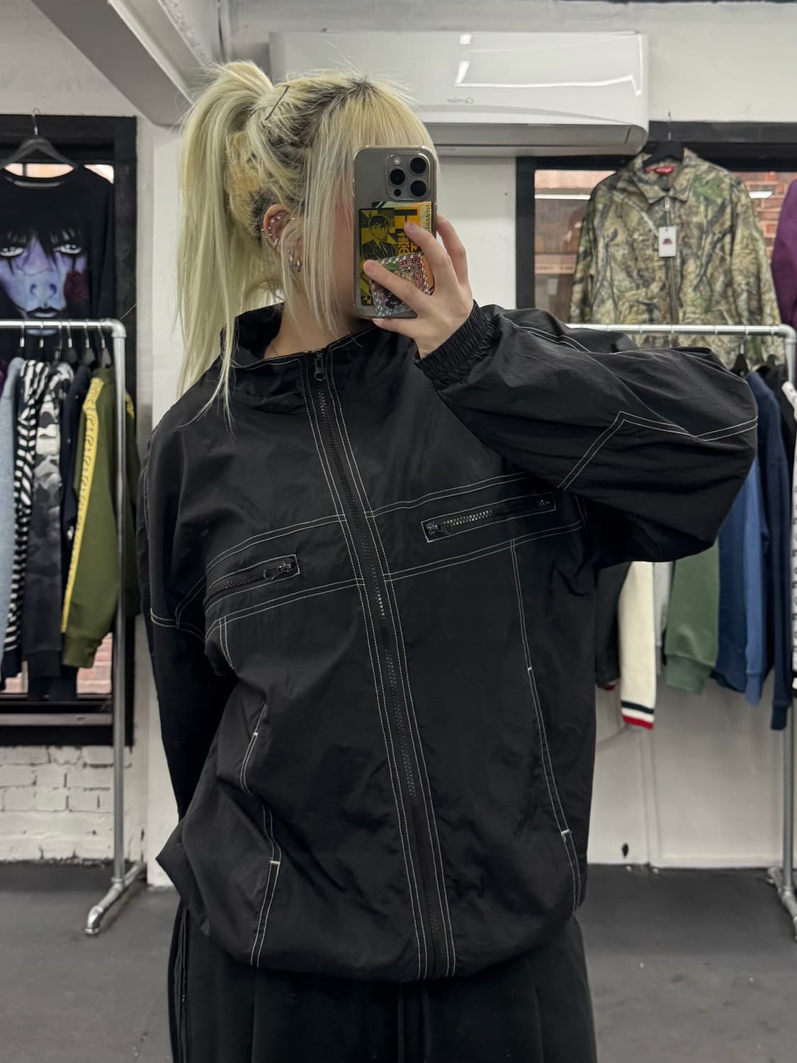 VTG 스티치 바람막이 상품이미지4