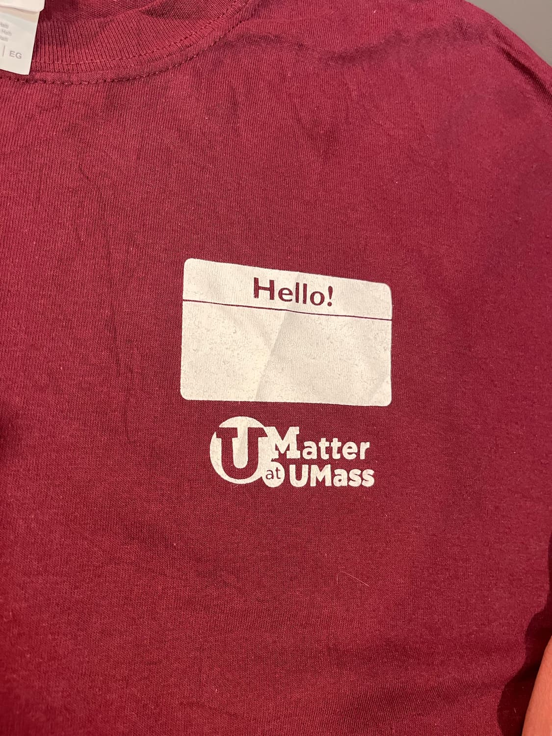 UMass Amherst 스태프 프린팅 티셔츠 XL 상품이미지4