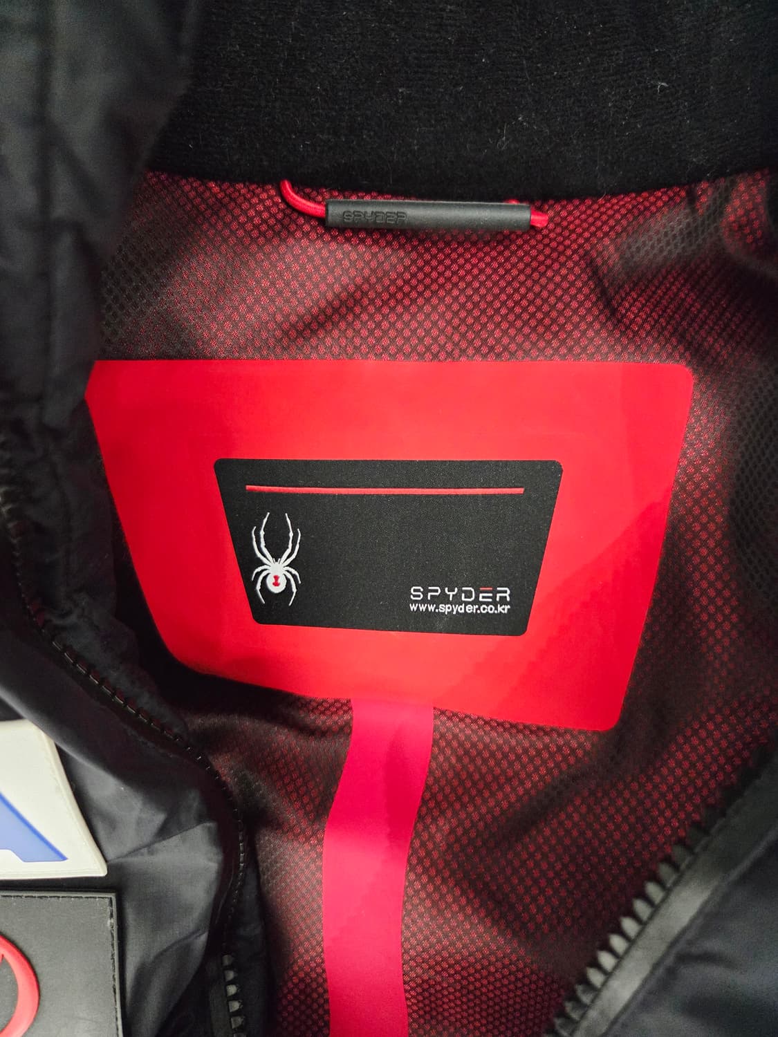 스파이더 US 스키팀 구스다운 블랙_M 상품이미지7