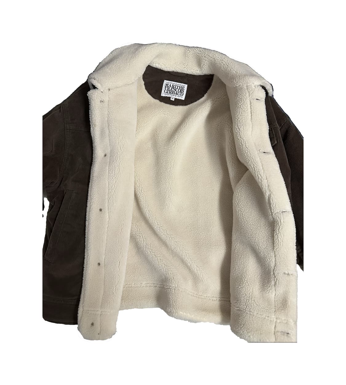 마리떼 코듀로이 시어링 자켓 SHEARLING JACKET brown 상품이미지6