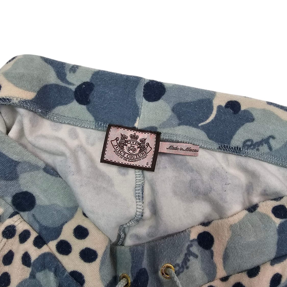 S Juicy Couture 도트 반팔 스카이블루 셋업 상품이미지10