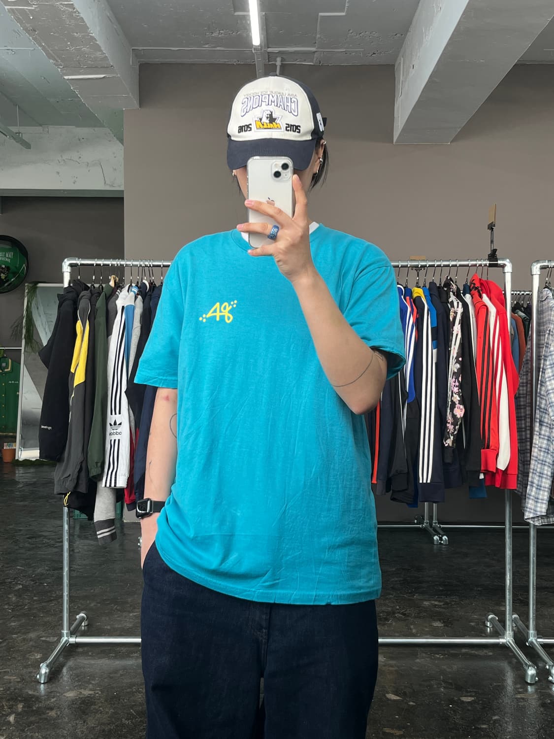 빈티지 프린팅 반팔 티셔츠 상품이미지1