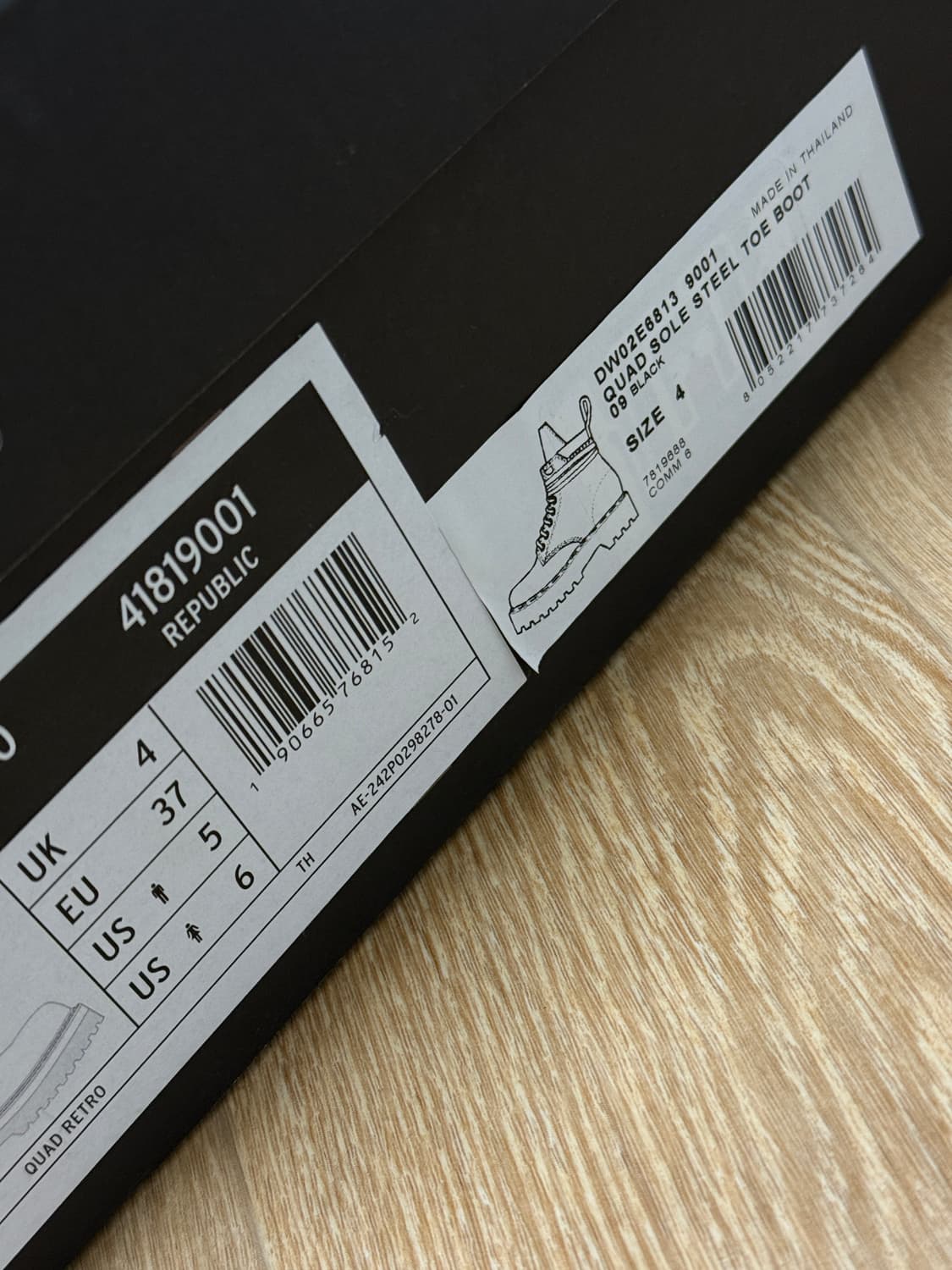 릭오웬스 닥터마틴 스틸토 부츠 (새상품) 상품이미지2