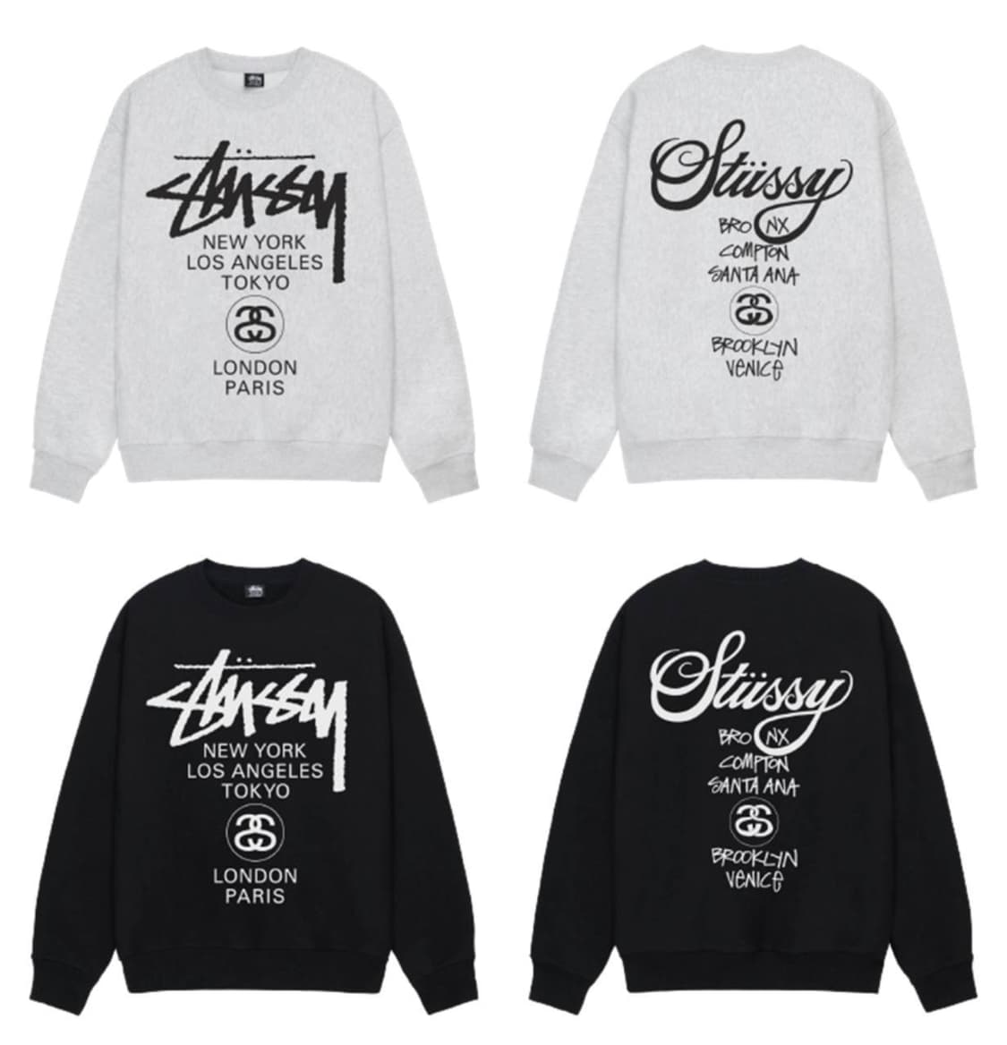 🔥 스투시 월드투어 도쿄 맨투맨  (미개봉 새상품) 🔥 상품이미지1