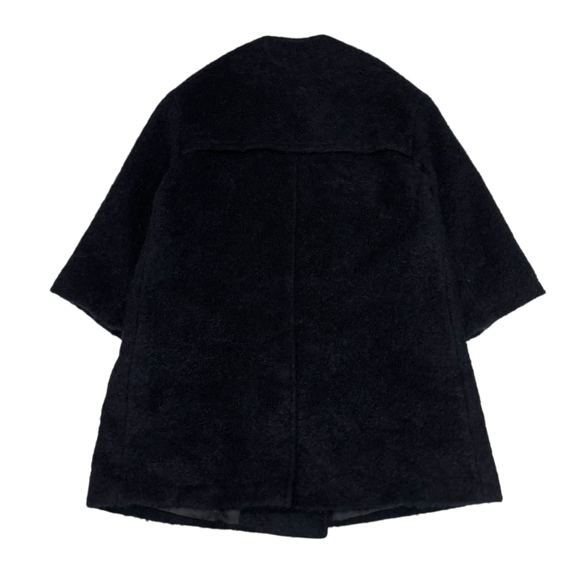 보카바카 네이비 모헤어 울 부클 더블 코트 상품이미지5