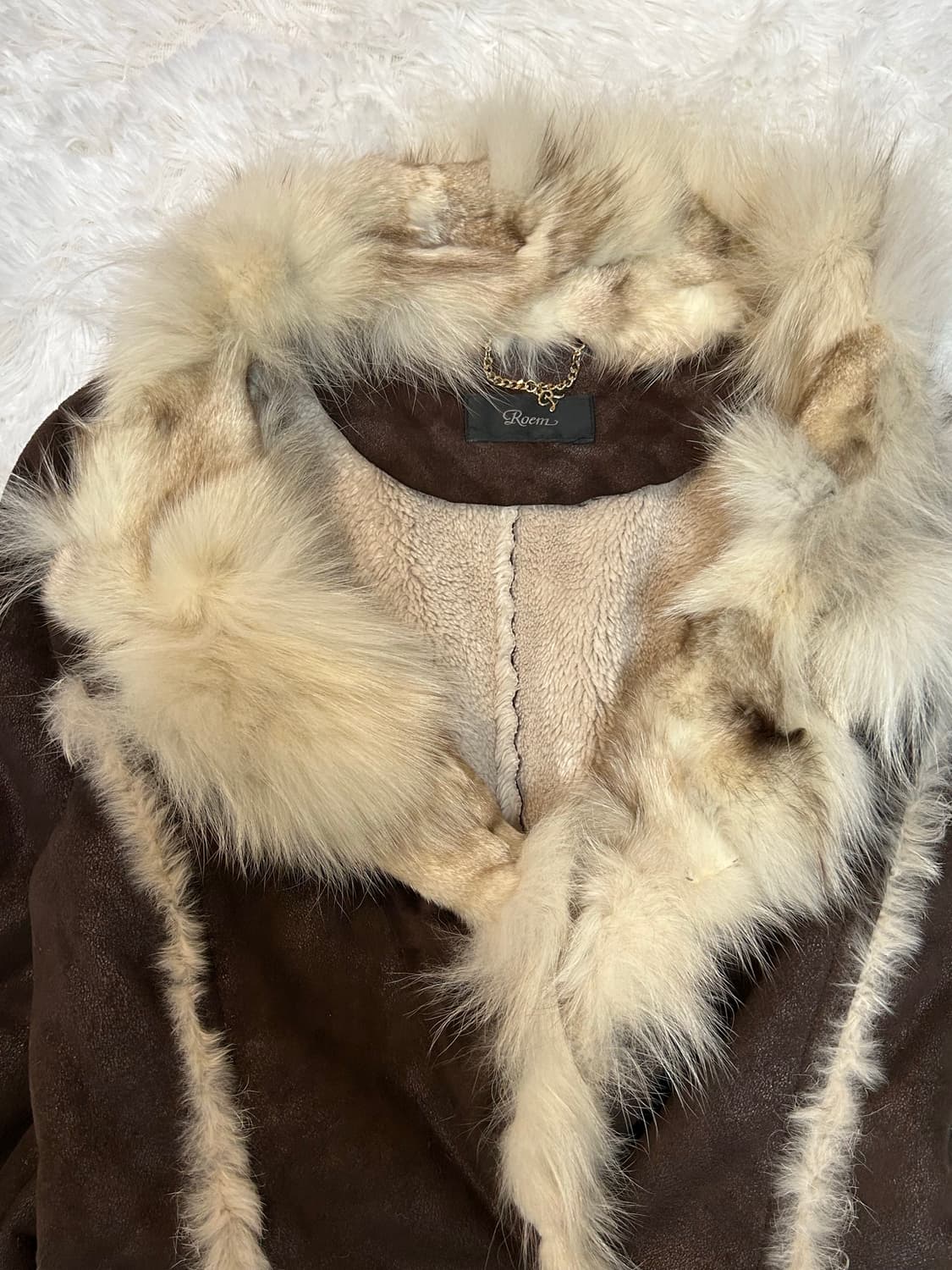 y2k real rabbit fur soft mustang 상품이미지2