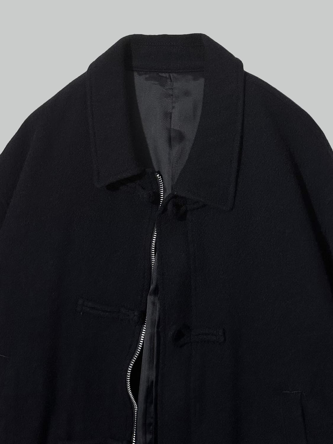 언더커버 축융 울 차이나카라 자켓 다크 네이비 상품이미지4