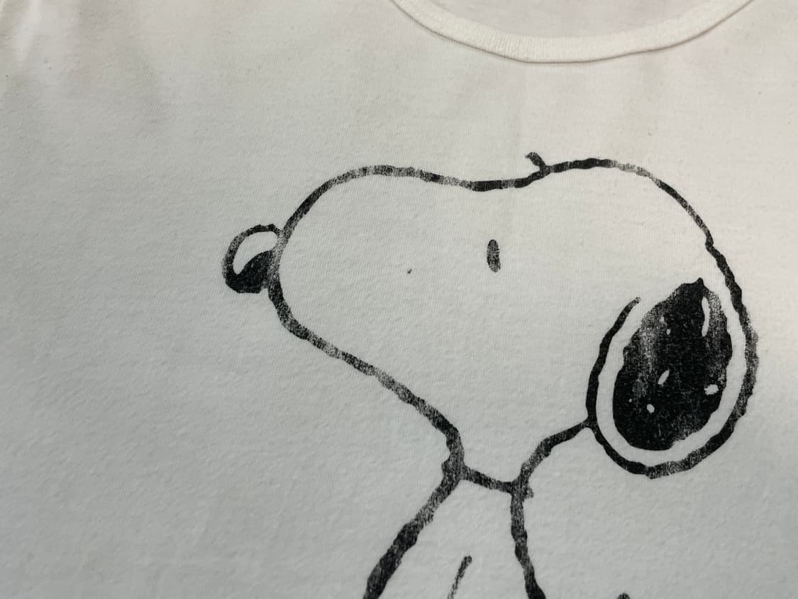 피너츠 스누피 드로잉 반팔티셔츠 J03650 상품이미지3