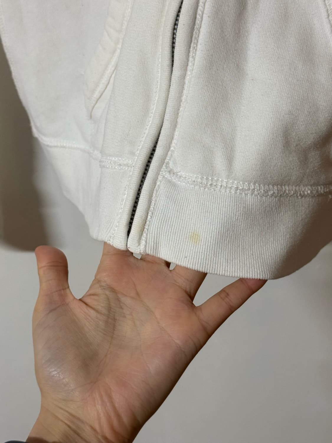 홀리스터 아이보리 후드집업 S 딱붙핏 상품이미지10