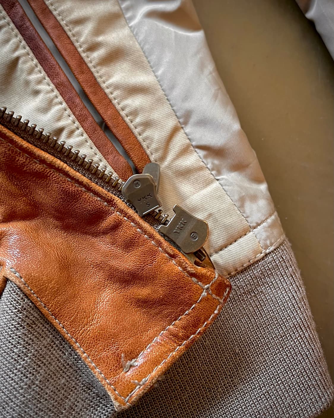 COMME CA ISM Leather Trim Trucker Jacket 상품이미지9