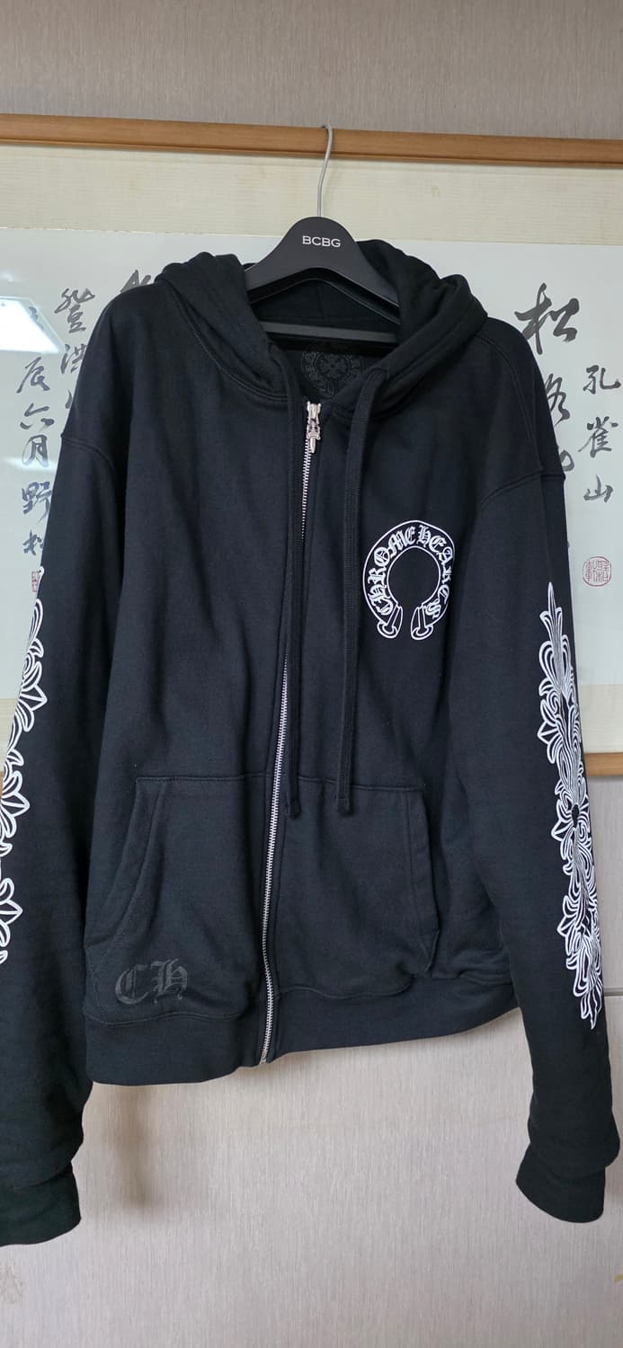 크롬하츠 홀스슈 플로럴 후드집업 헤비웨이트 S사이즈 팝니다 상품이미지3