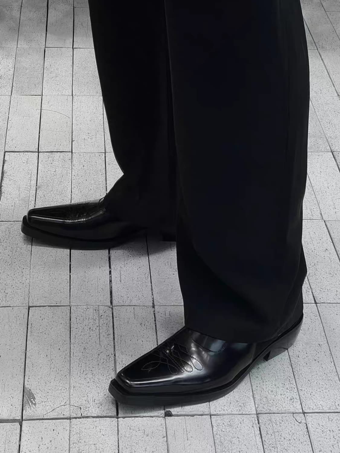 발렌시아가 st 격자무늬 디테일 더비 슈즈 상품이미지7