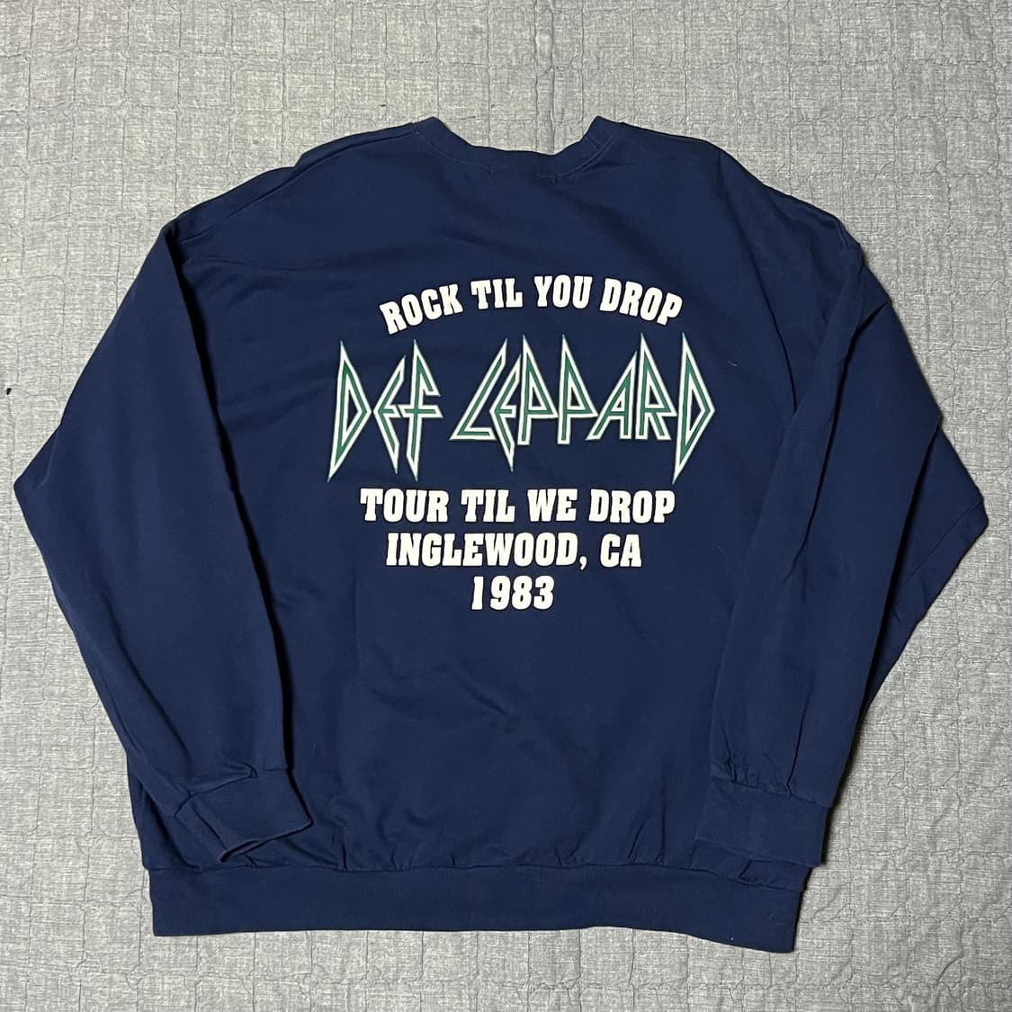 LAZERHEAVEN 데프 레파드 프린팅 맨투맨 105-110 상품이미지3