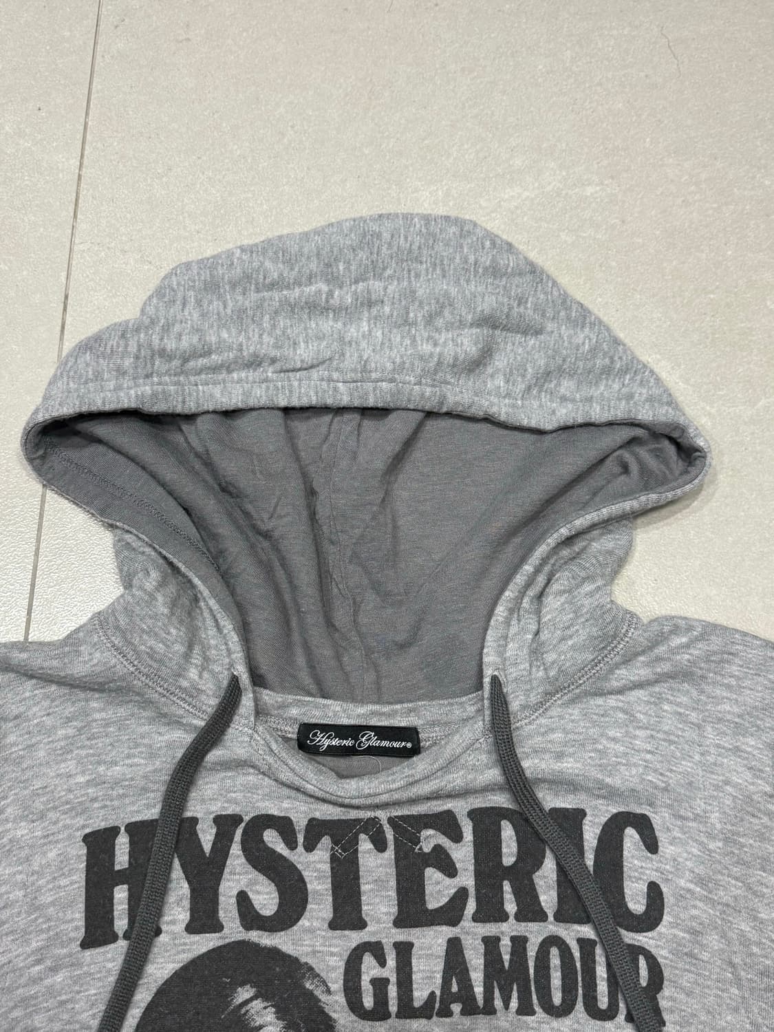 히스테릭 글래머 아카이브 이중 원단 결합 레이어드 후드티  상품이미지3