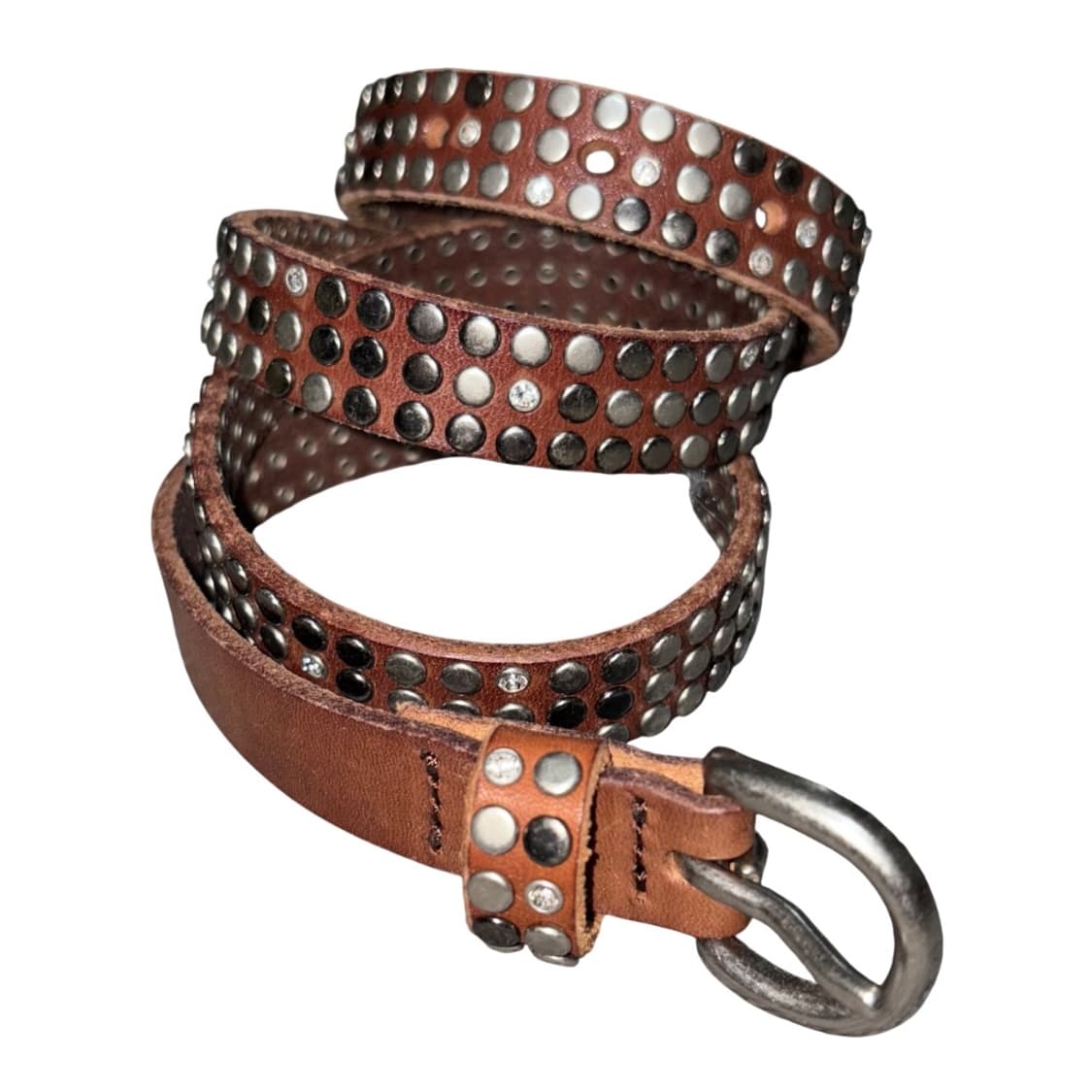 빈티지 웨스턴 스터드 벨트 상품이미지1