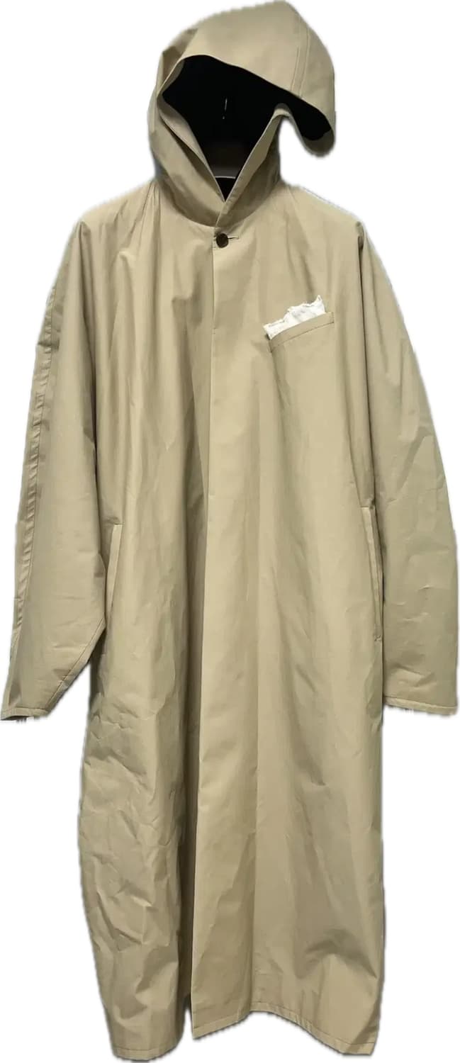 [M, L 돌먼 샘플] 24FW STU 돌먼 코트 베이지 후드 버전 상품이미지2