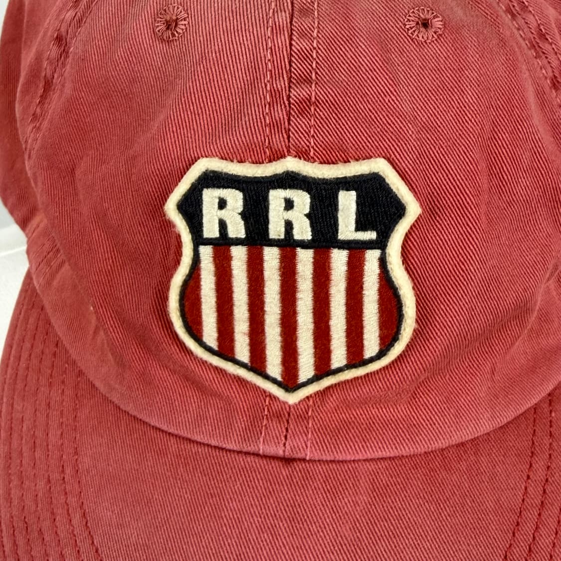 RRL]더블알엘 방패 볼캡 빈티지레드 컬러 DoubleRL 쉴드 볼캡 상품이미지2