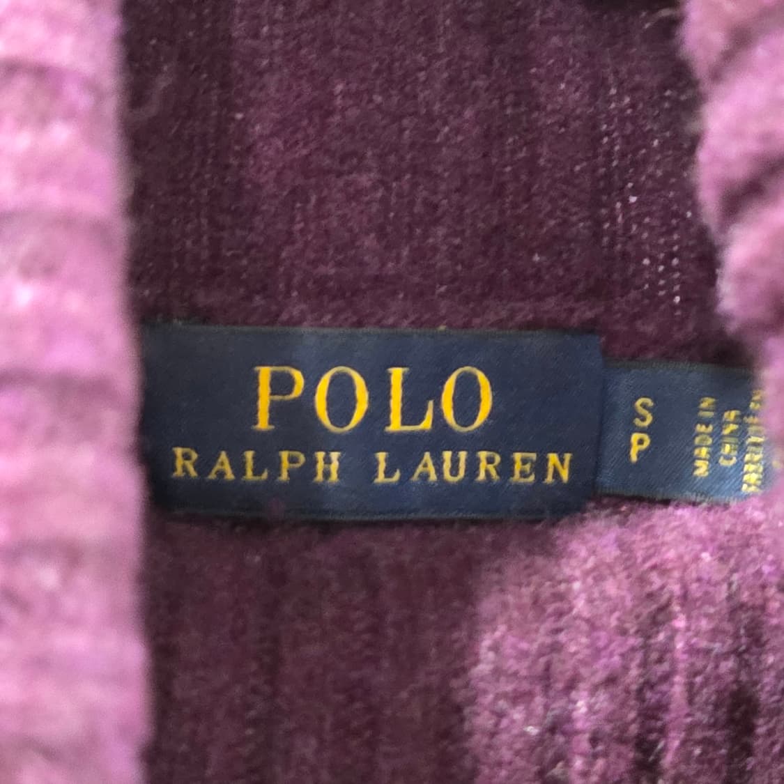 폴로랄프로렌 우먼 캐시미어 블랜드 터틀넥 케이블 니트 S 상품이미지2